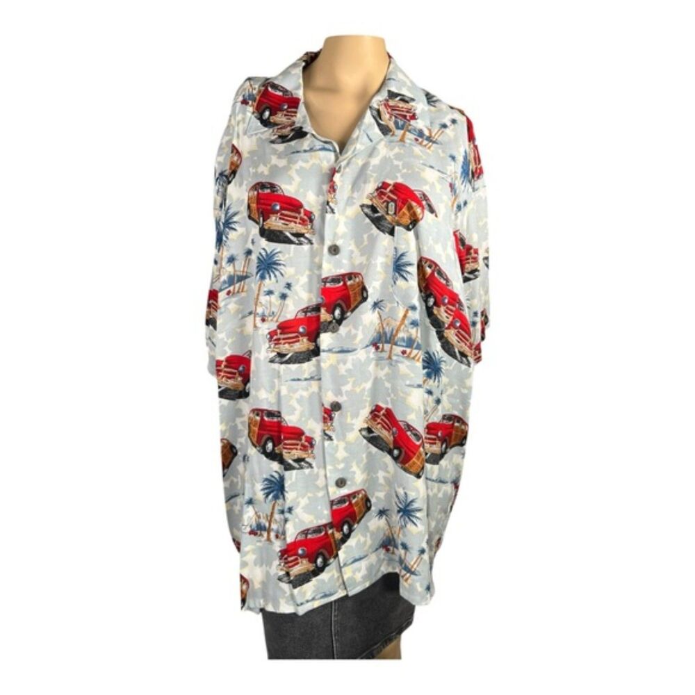 Pineapple Connection Woody Wagon Aloha Shirt